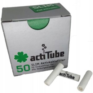Filterki z węglem aktywnym actiTube SLIM 50 sztuk
