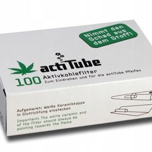 Filterki z węglem aktywnym „actiTube” 100sztuk